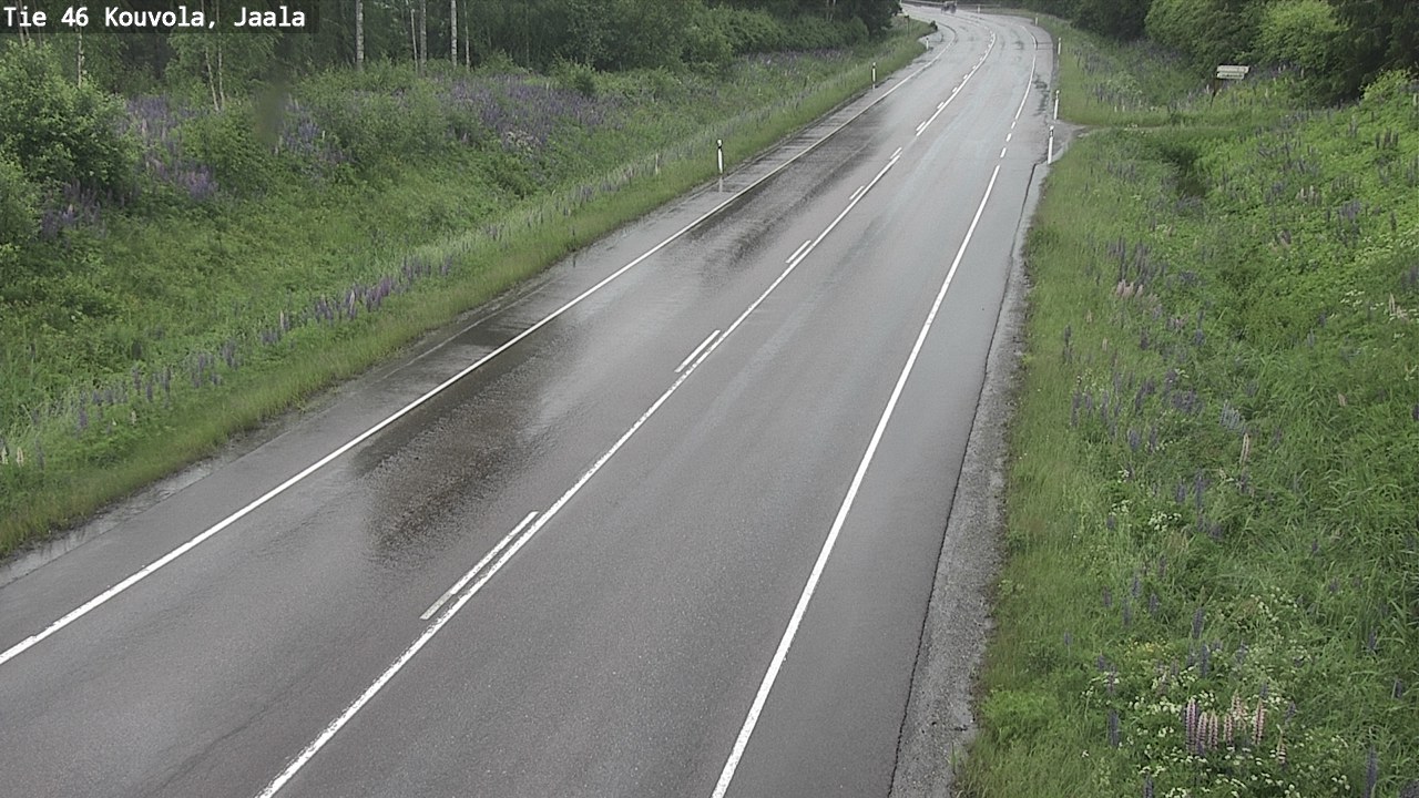 Weather Camera Image Road 46 Kouvola, Jaala, Kouvola, Kymenlaakso
