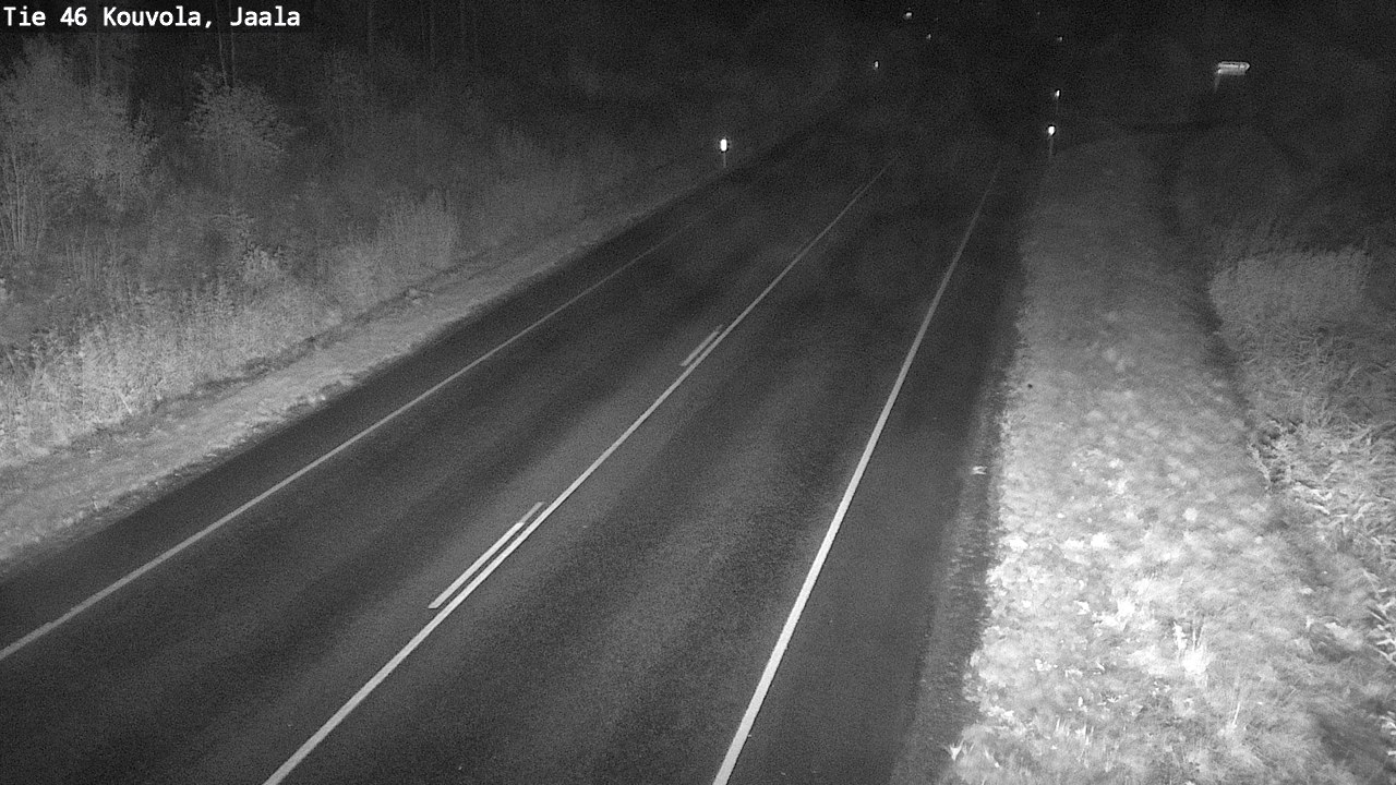 Weather Camera Image Road 46 Kouvola, Jaala, Kouvola, Kymenlaakso