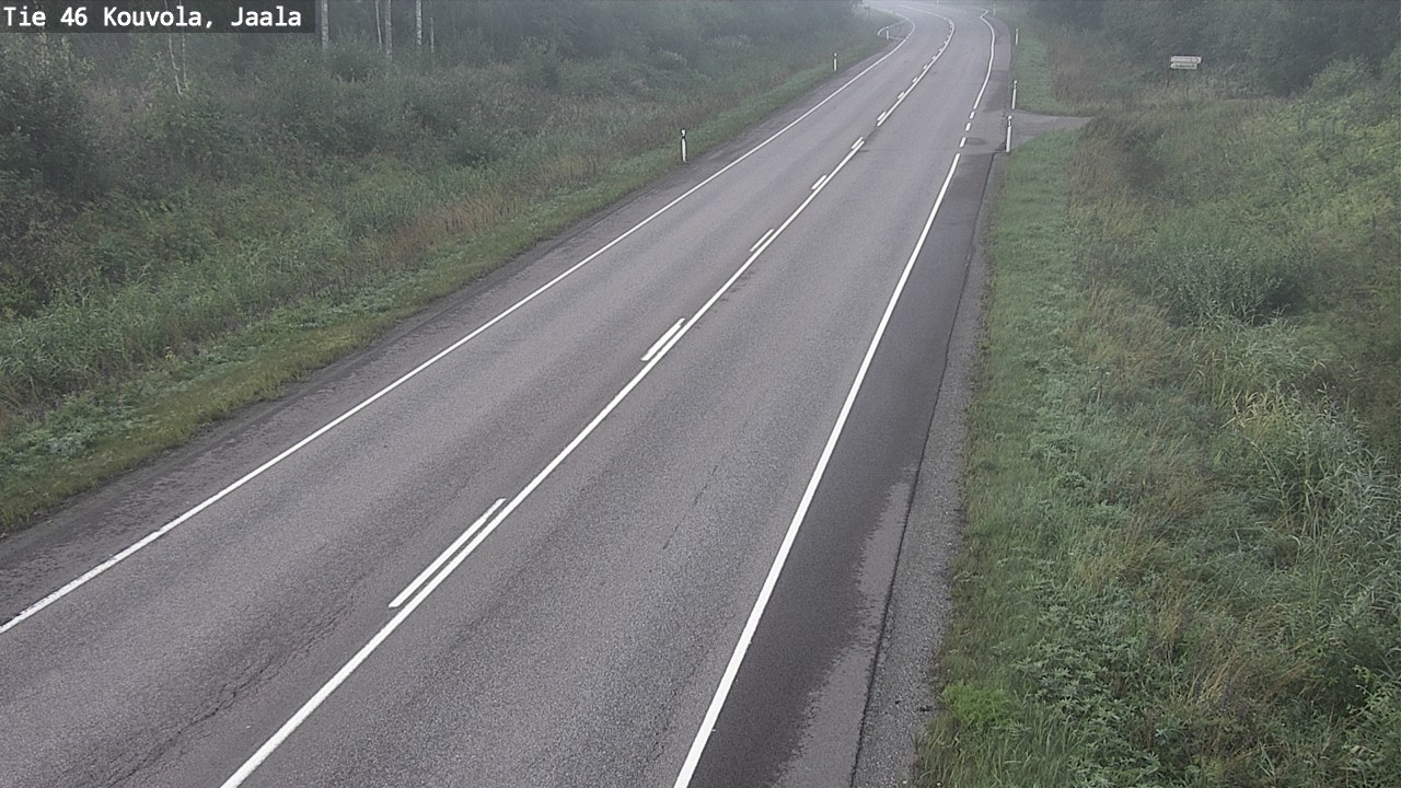 Weather Camera Image Väg 46 Kouvola, Jaala, Kouvola, Kymenlaakso