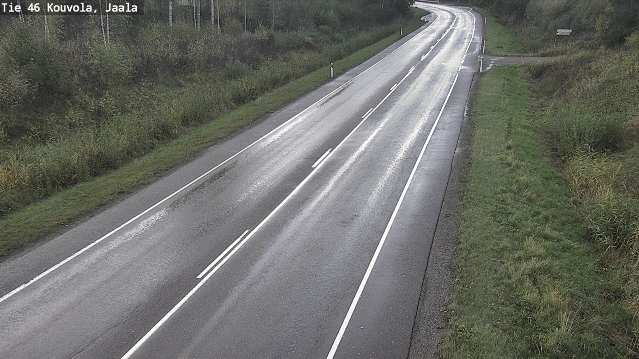 Weather Camera Image Road 46 Kouvola, Jaala, Kouvola, Kymenlaakso