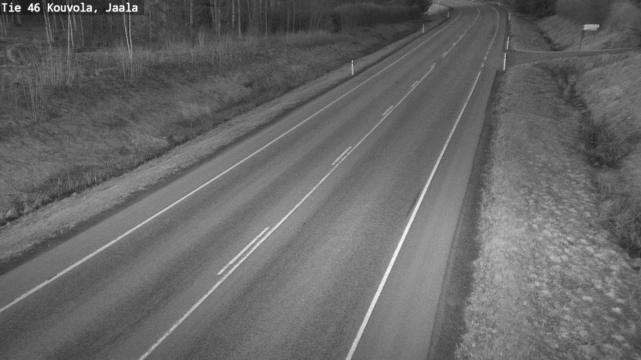 Weather Camera Image Road 46 Kouvola, Jaala, Kouvola, Kymenlaakso