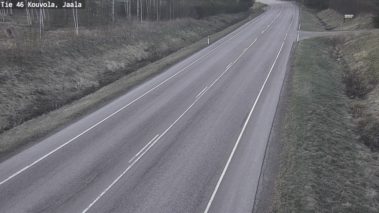 Weather Camera Image Road 46 Kouvola, Jaala, Kouvola, Kymenlaakso