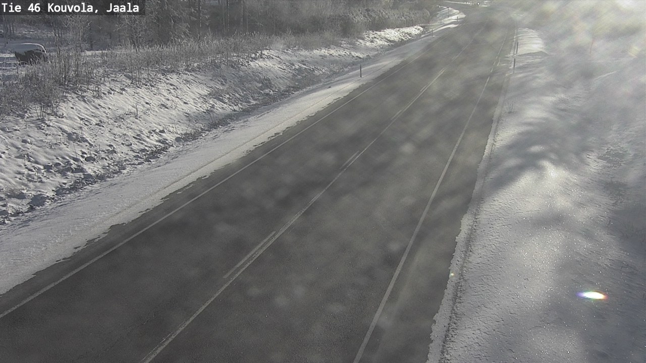 Weather Camera Image Väg 46 Kouvola, Jaala, Kouvola, Kymenlaakso