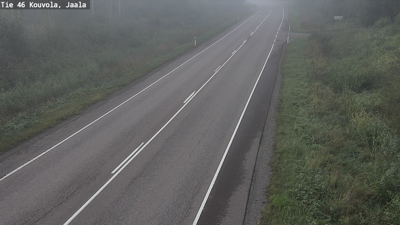 Weather Camera Image Road 46 Kouvola, Jaala, Kouvola, Kymenlaakso