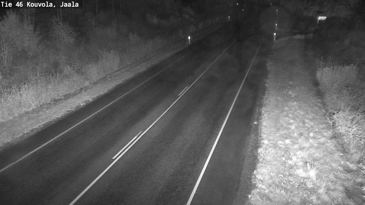 Weather Camera Image Road 46 Kouvola, Jaala, Kouvola, Kymenlaakso