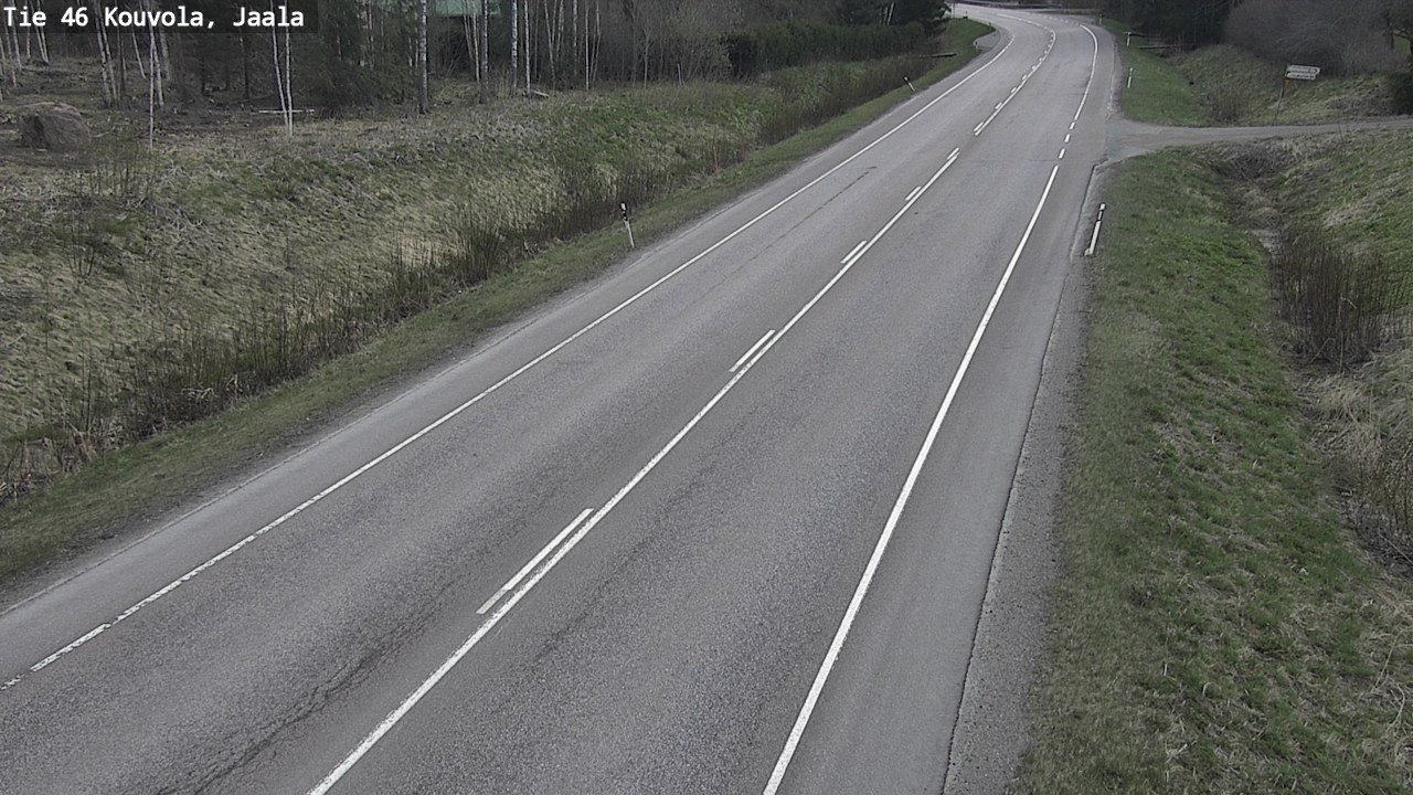Weather Camera Image Väg 46 Kouvola, Jaala, Kouvola, Kymenlaakso