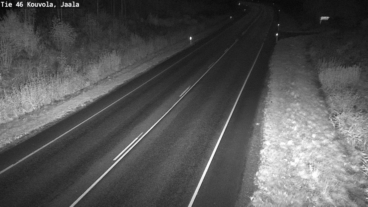 Weather Camera Image Road 46 Kouvola, Jaala, Kouvola, Kymenlaakso