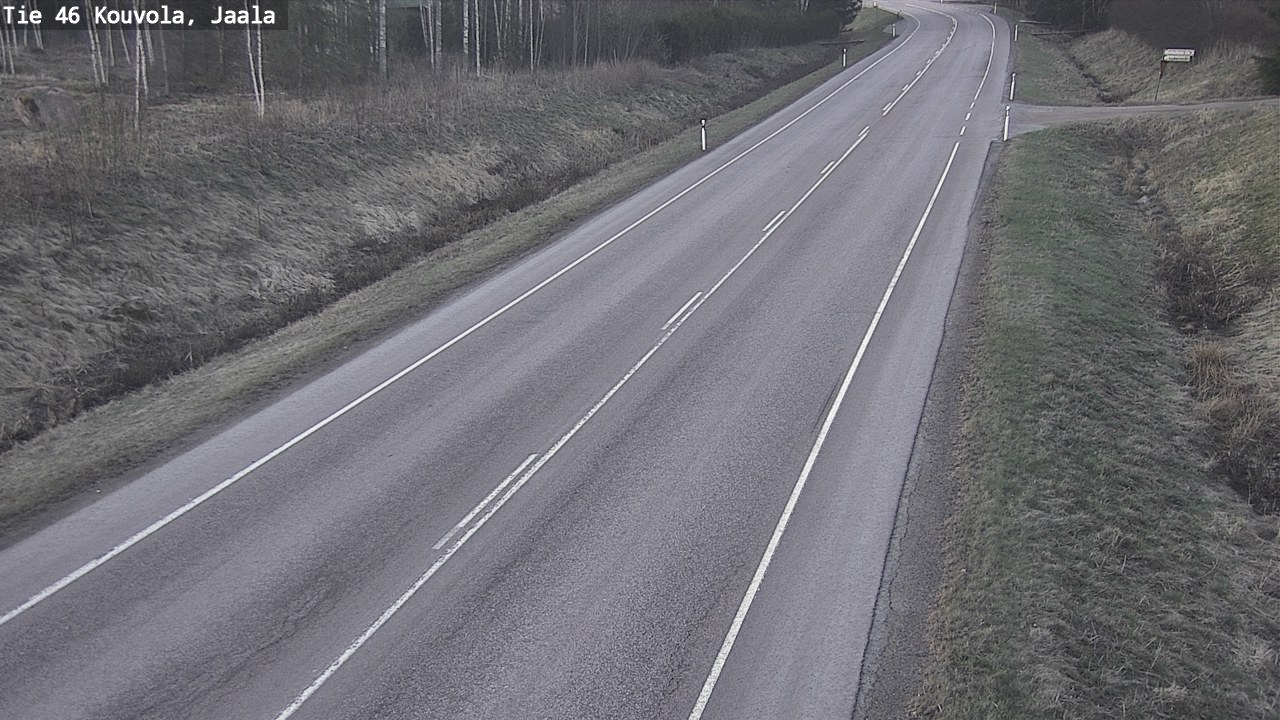 Weather Camera Image Road 46 Kouvola, Jaala, Kouvola, Kymenlaakso