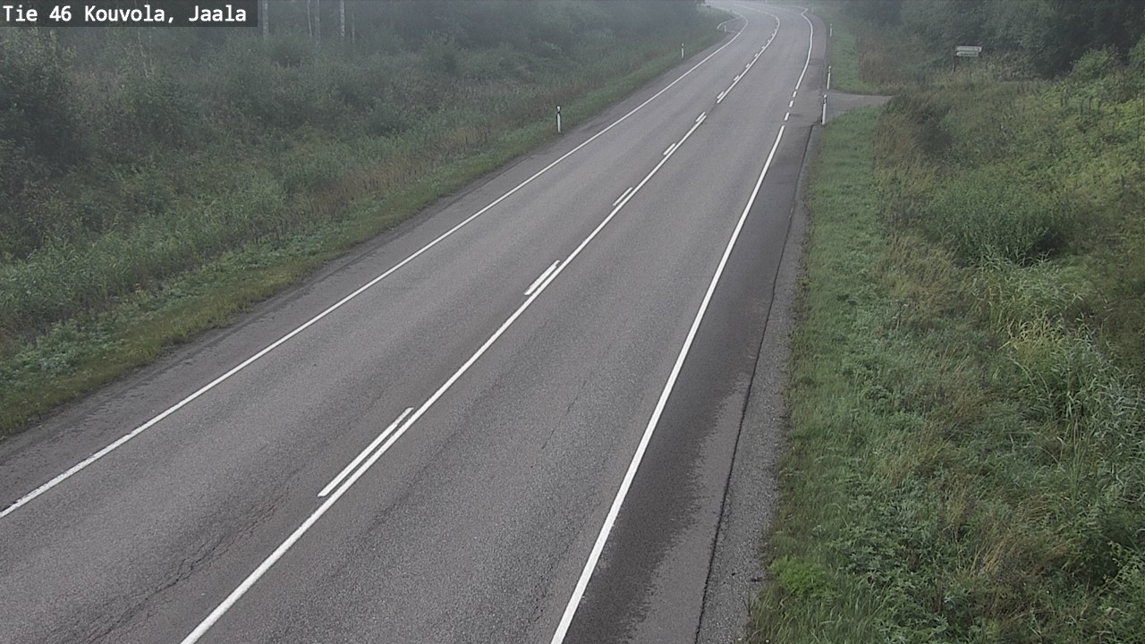 Weather Camera Image Road 46 Kouvola, Jaala, Kouvola, Kymenlaakso