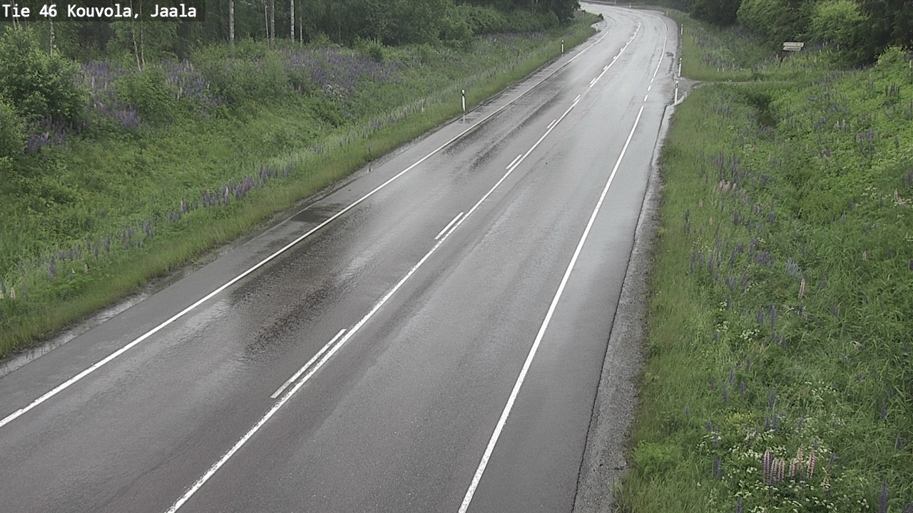 Weather Camera Image Väg 46 Kouvola, Jaala, Kouvola, Kymenlaakso
