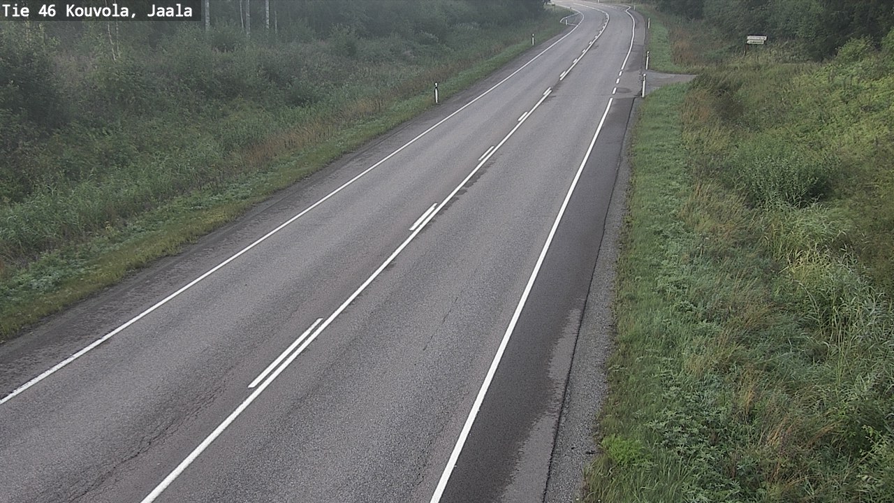 Weather Camera Image Road 46 Kouvola, Jaala, Kouvola, Kymenlaakso