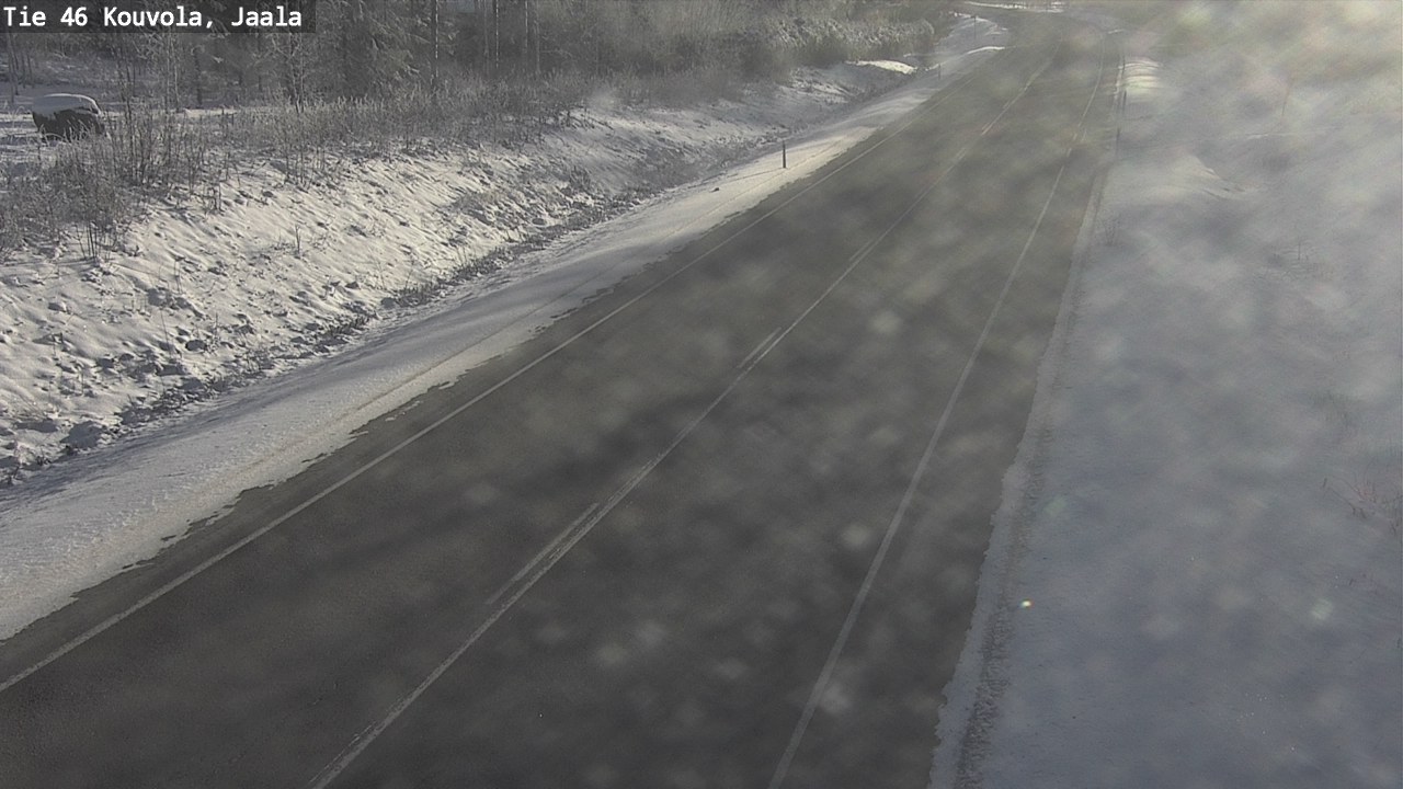 Weather Camera Image Väg 46 Kouvola, Jaala, Kouvola, Kymenlaakso
