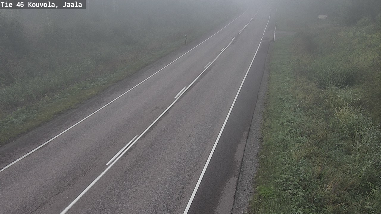 Weather Camera Image Road 46 Kouvola, Jaala, Kouvola, Kymenlaakso