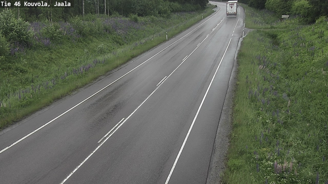 Weather Camera Image Väg 46 Kouvola, Jaala, Kouvola, Kymenlaakso