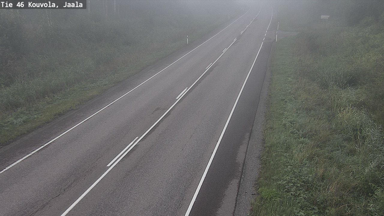 Weather Camera Image Road 46 Kouvola, Jaala, Kouvola, Kymenlaakso