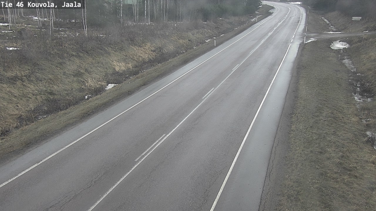 Weather Camera Image Road 46 Kouvola, Jaala, Kouvola, Kymenlaakso