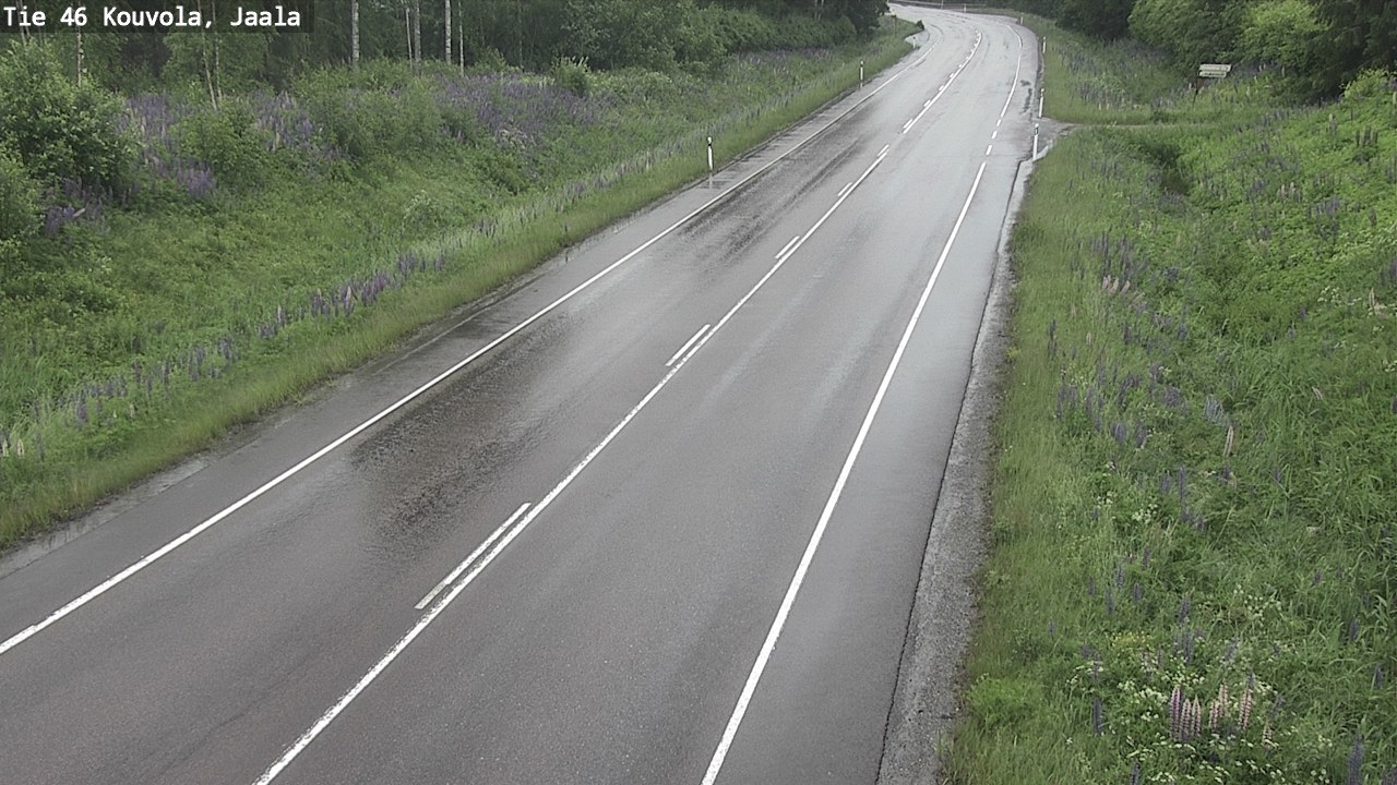 Weather Camera Image Väg 46 Kouvola, Jaala, Kouvola, Kymenlaakso