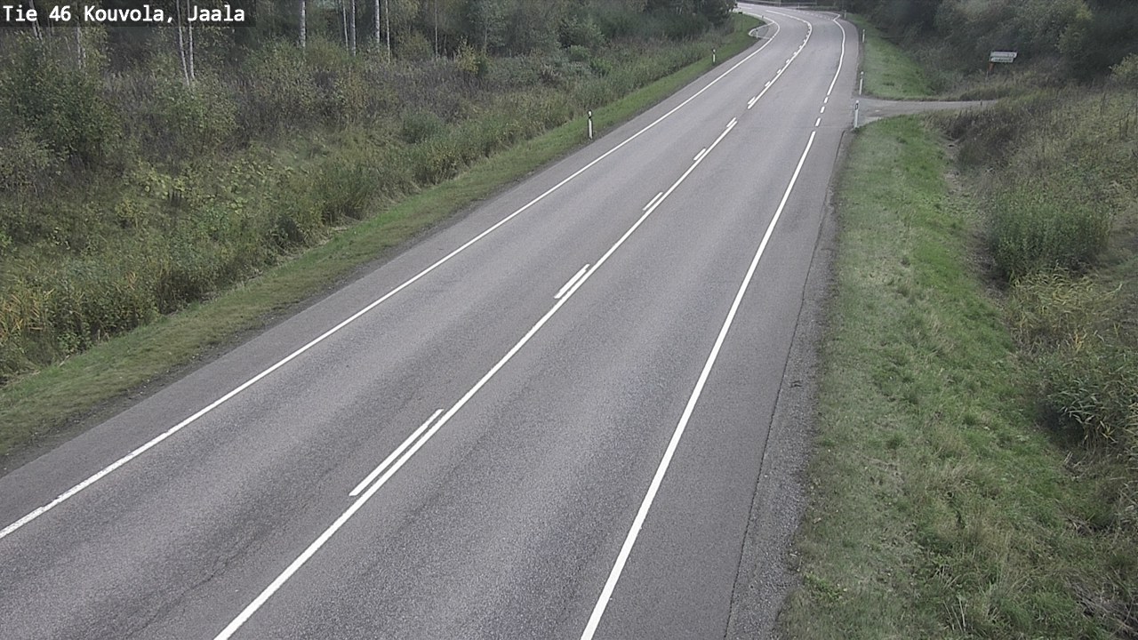 Weather Camera Image Road 46 Kouvola, Jaala, Kouvola, Kymenlaakso