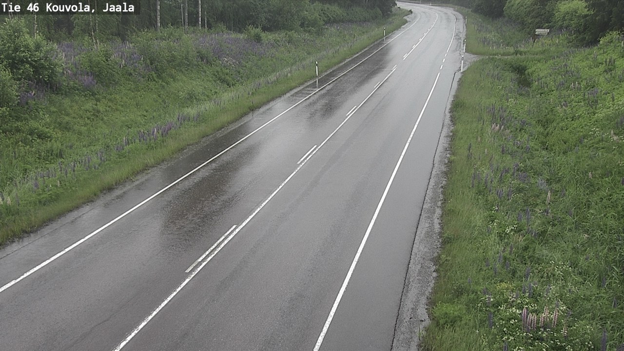 Weather Camera Image Väg 46 Kouvola, Jaala, Kouvola, Kymenlaakso