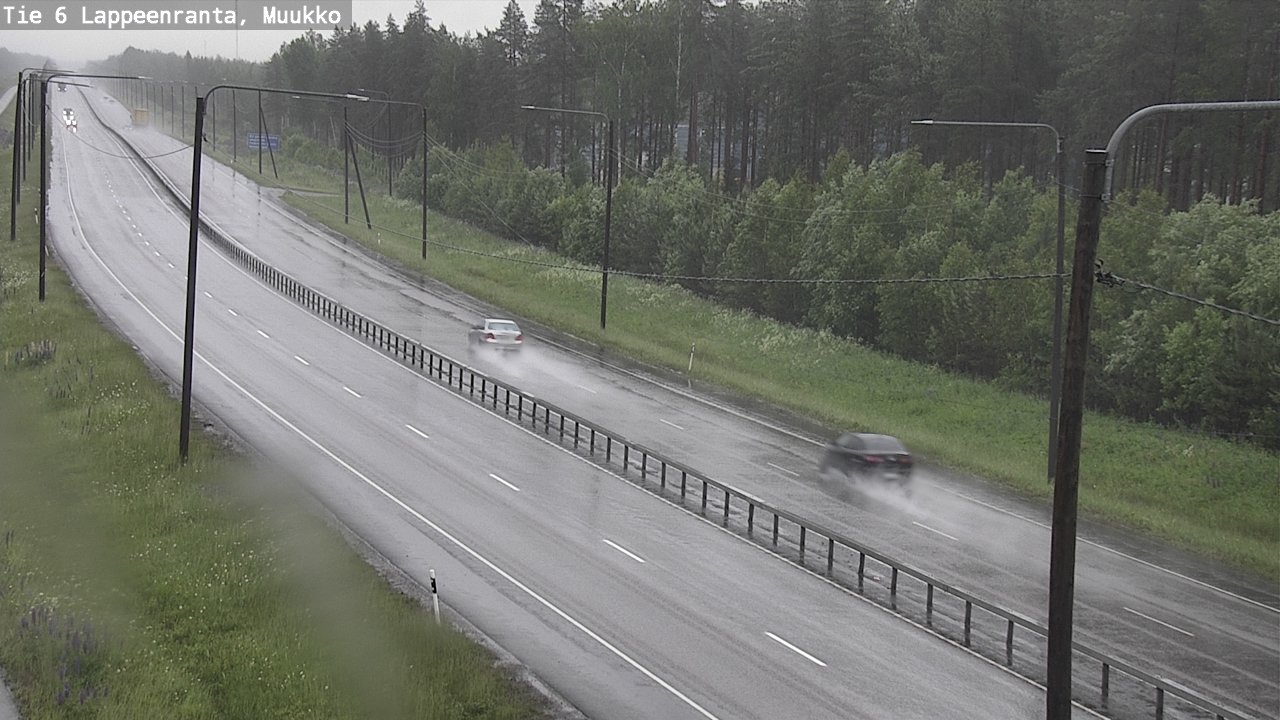 Weather Camera Image Road 6 Lappeenranta, Muukko, Lappeenranta, Etelä-Karjala