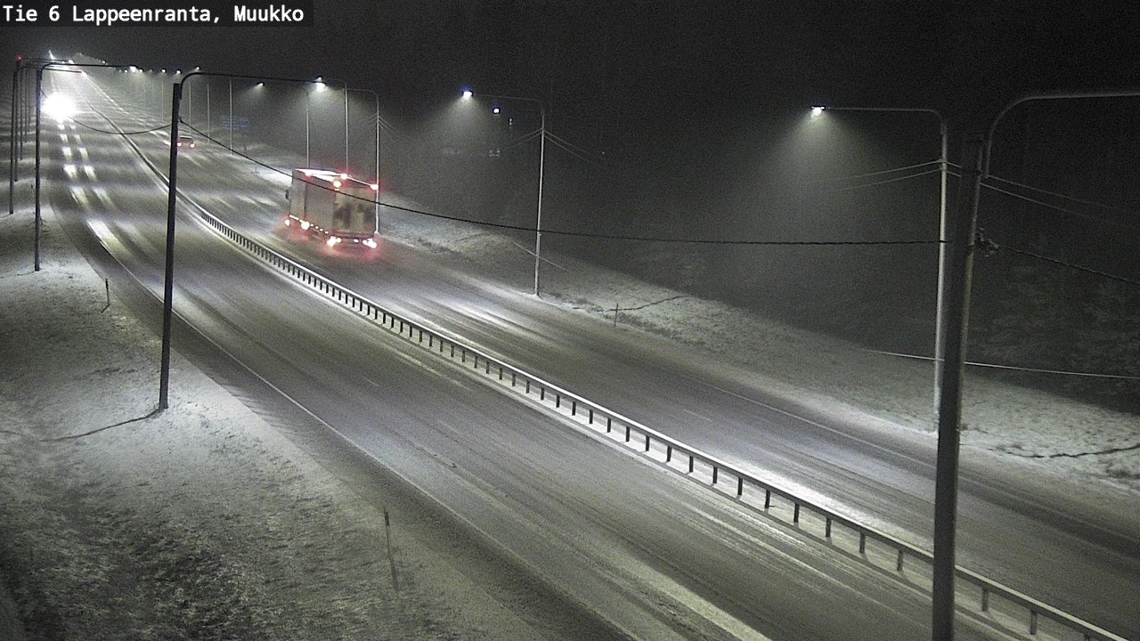 Weather Camera Image Road 6 Lappeenranta, Muukko, Lappeenranta, Etelä-Karjala