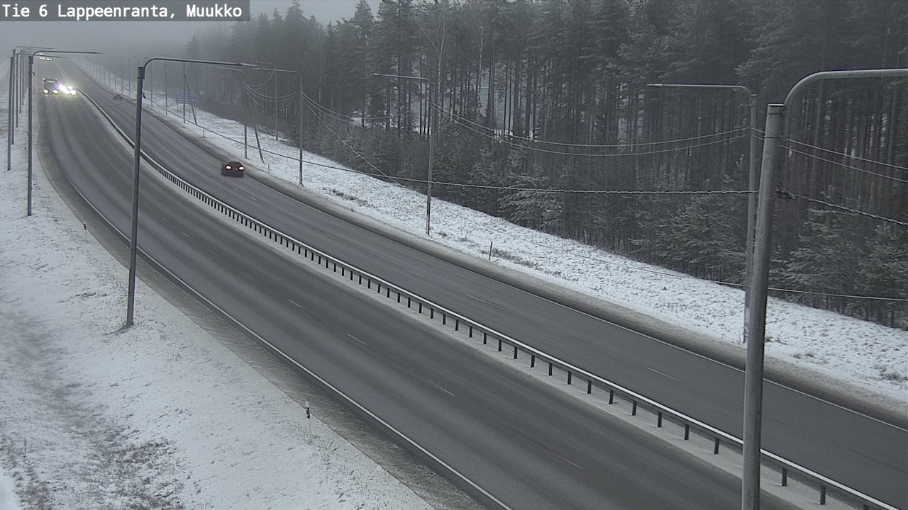 Weather Camera Image Road 6 Lappeenranta, Muukko, Lappeenranta, Etelä-Karjala