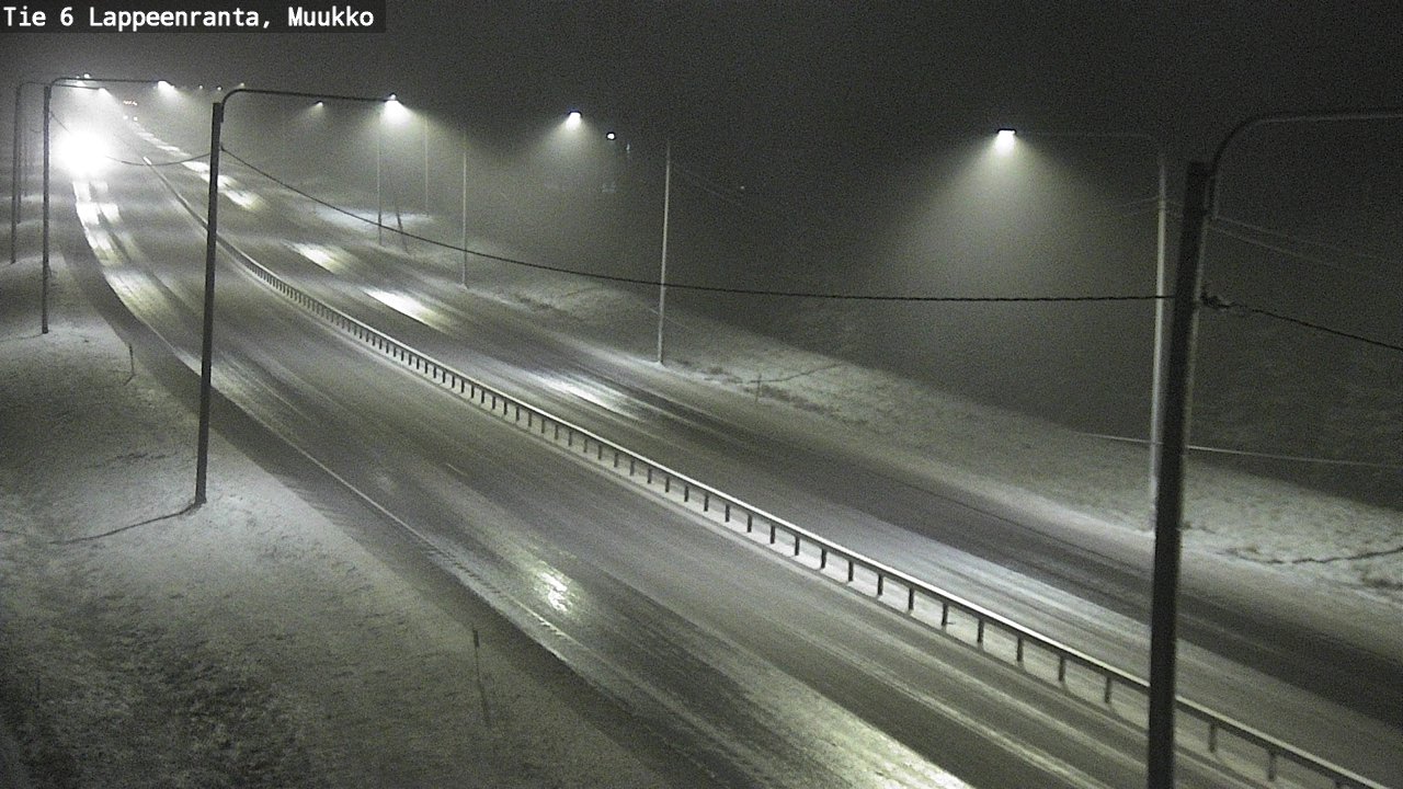 Weather Camera Image Road 6 Lappeenranta, Muukko, Lappeenranta, Etelä-Karjala