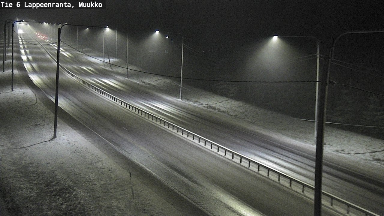 Weather Camera Image Road 6 Lappeenranta, Muukko, Lappeenranta, Etelä-Karjala