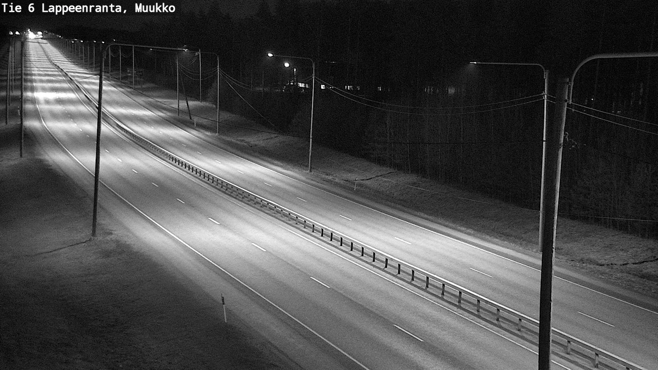 Weather Camera Image Väg 6 Villmanstrand, Muukko, Lappeenranta, Etelä-Karjala