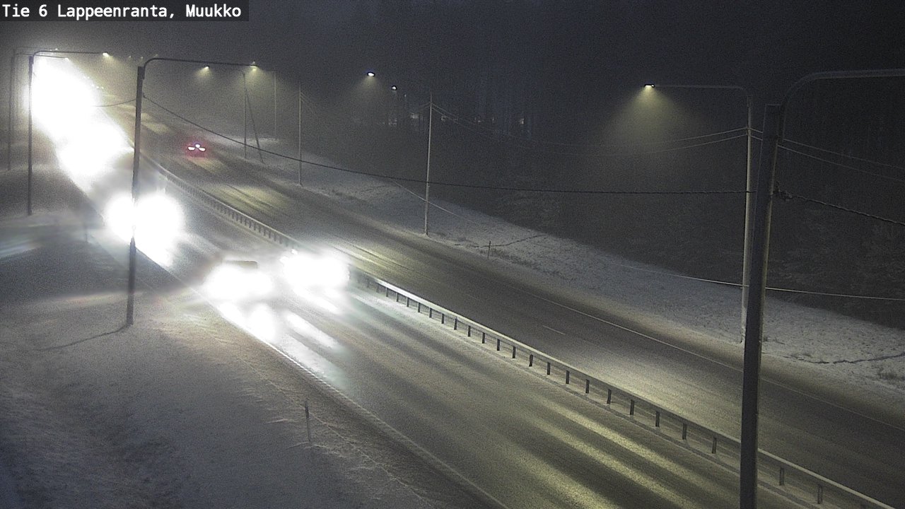 Weather Camera Image Road 6 Lappeenranta, Muukko, Lappeenranta, Etelä-Karjala