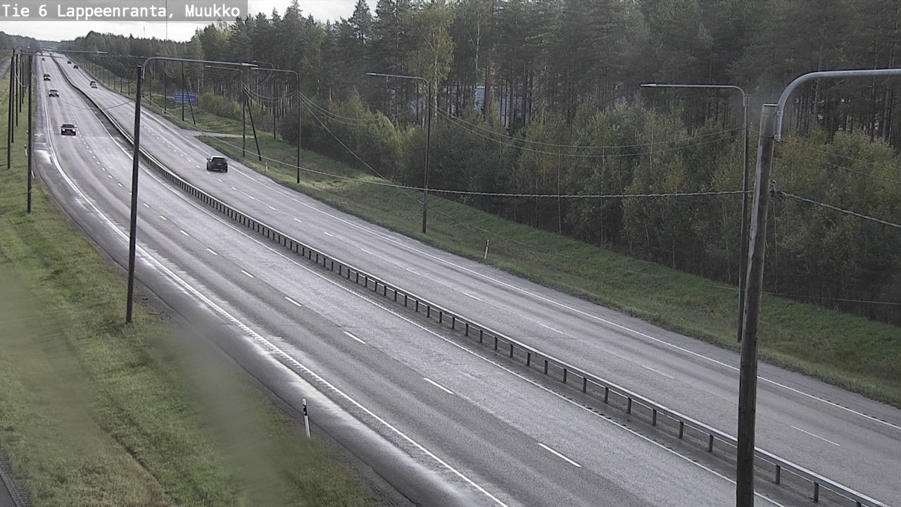 Weather Camera Image Road 6 Lappeenranta, Muukko, Lappeenranta, Etelä-Karjala