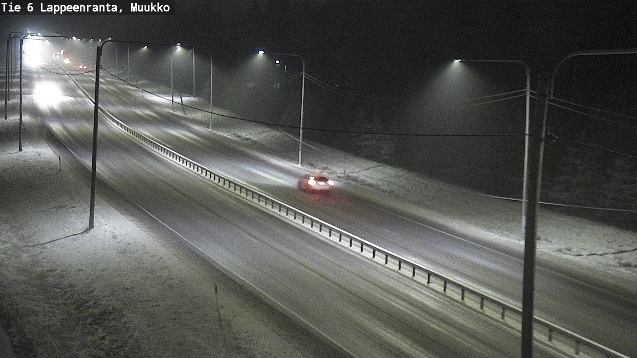 Weather Camera Image Road 6 Lappeenranta, Muukko, Lappeenranta, Etelä-Karjala