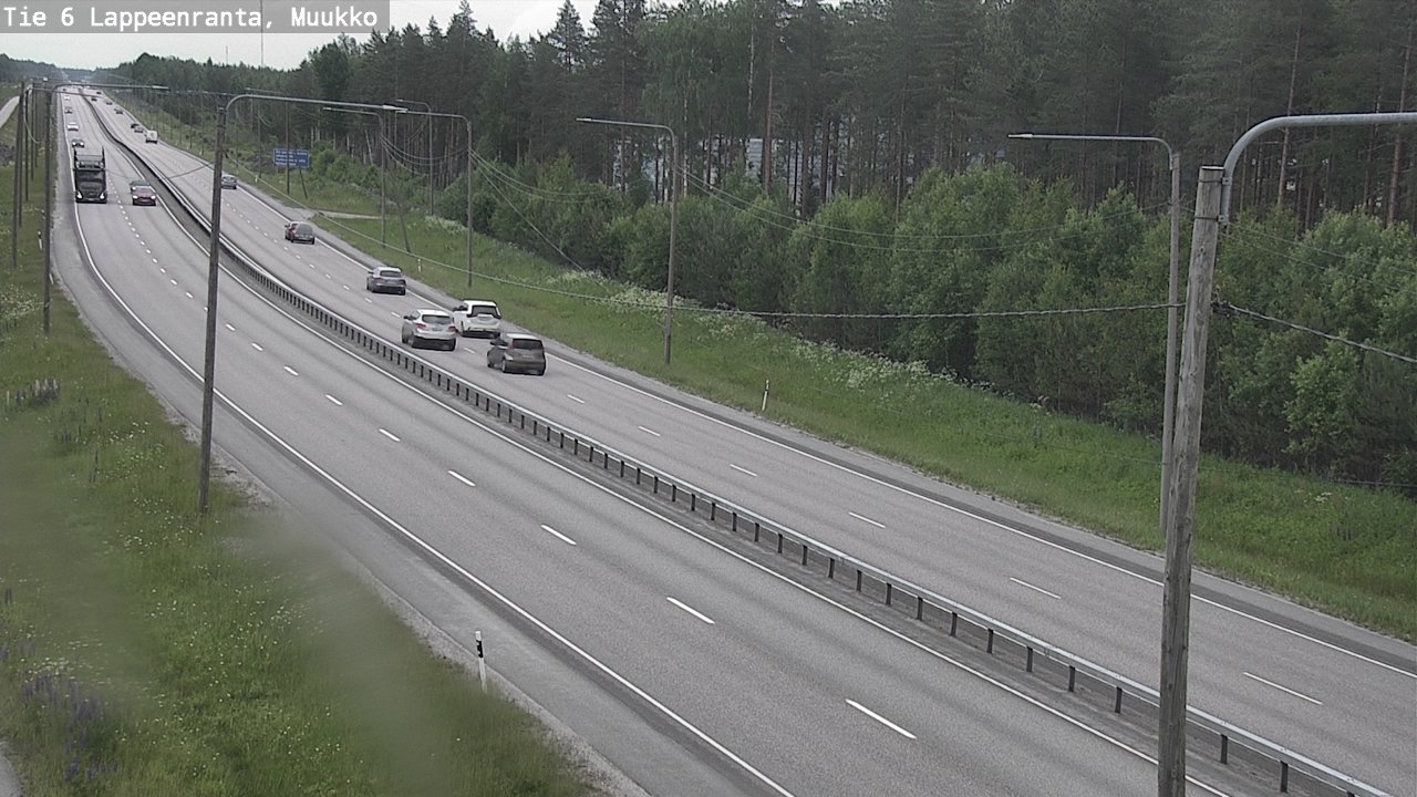 Kelikamerat Kuva Tie 6 Lappeenranta, Muukko, Lappeenranta, Etelä-Karjala
