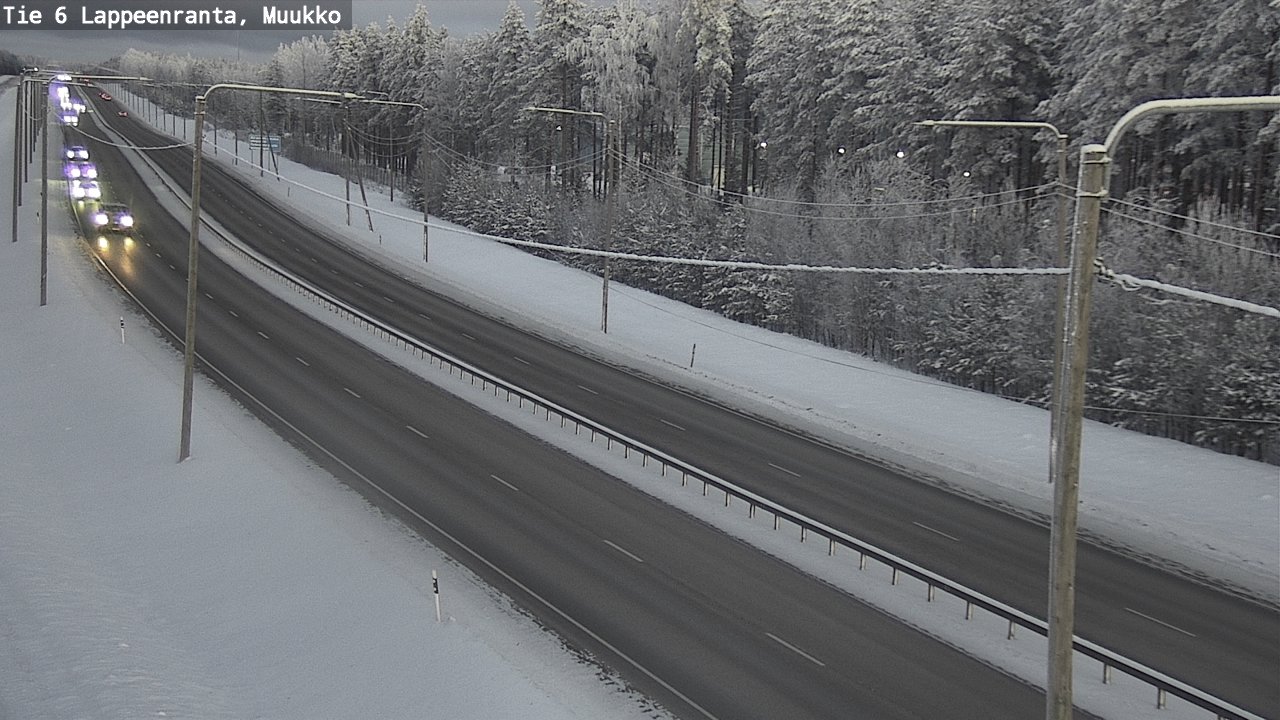 Kelikamerat Kuva Tie 6 Lappeenranta, Muukko, Lappeenranta, Etelä-Karjala