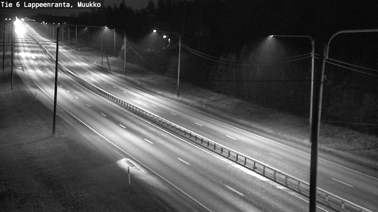 Weather Camera Image Väg 6 Villmanstrand, Muukko, Lappeenranta, Etelä-Karjala