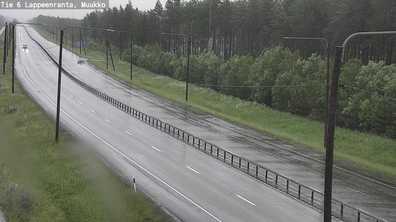 Weather Camera Image Road 6 Lappeenranta, Muukko, Lappeenranta, Etelä-Karjala