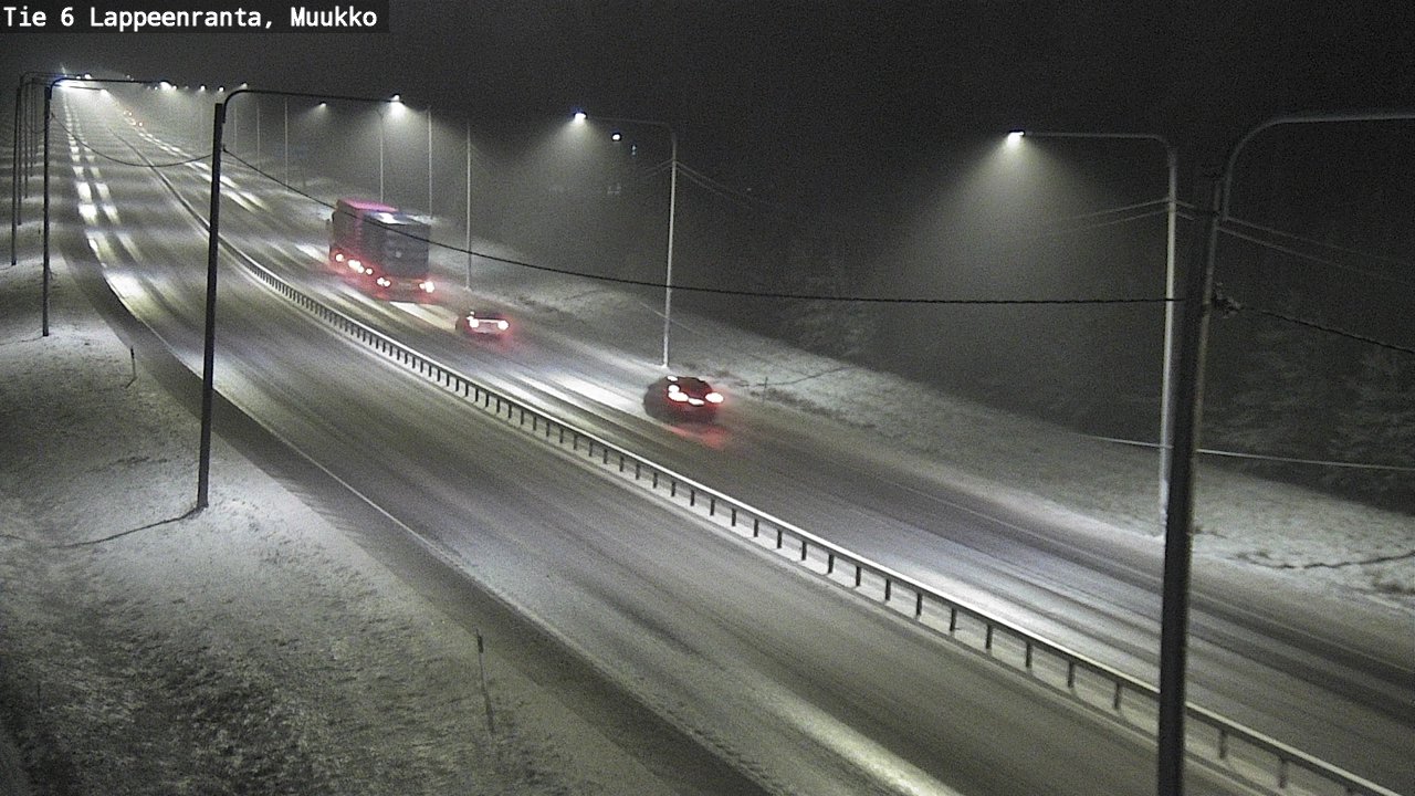 Weather Camera Image Road 6 Lappeenranta, Muukko, Lappeenranta, Etelä-Karjala