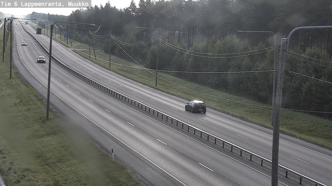 Weather Camera Image Road 6 Lappeenranta, Muukko, Lappeenranta, Etelä-Karjala