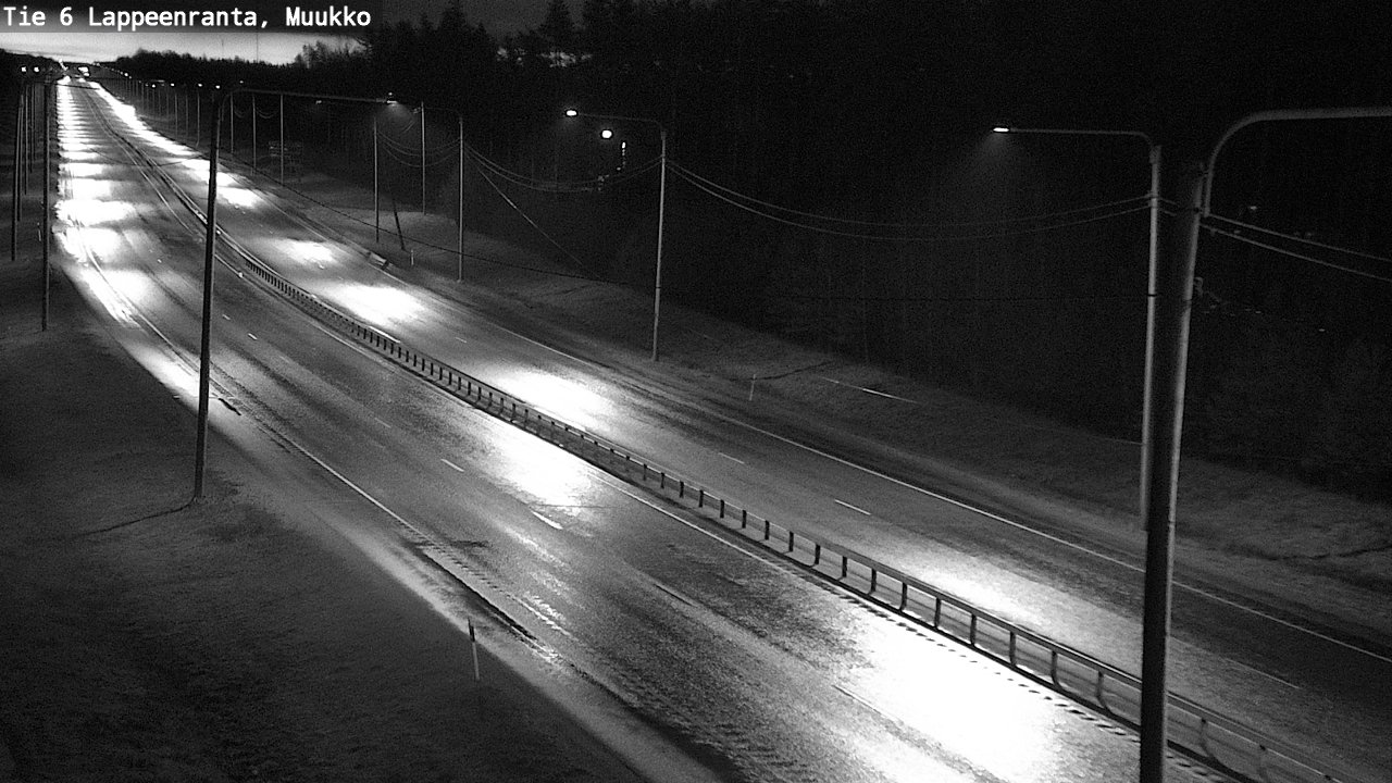 Weather Camera Image Väg 6 Villmanstrand, Muukko, Lappeenranta, Etelä-Karjala