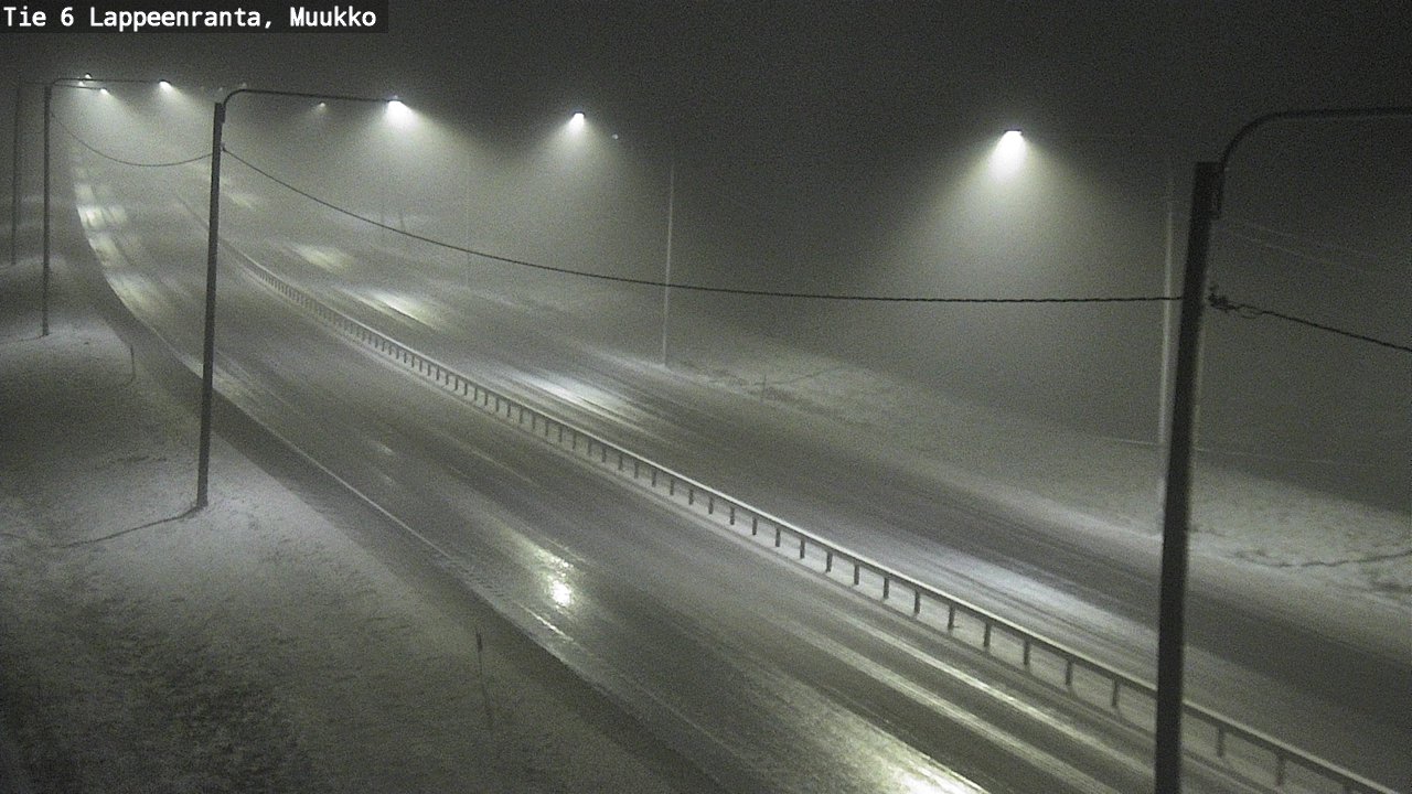 Weather Camera Image Road 6 Lappeenranta, Muukko, Lappeenranta, Etelä-Karjala