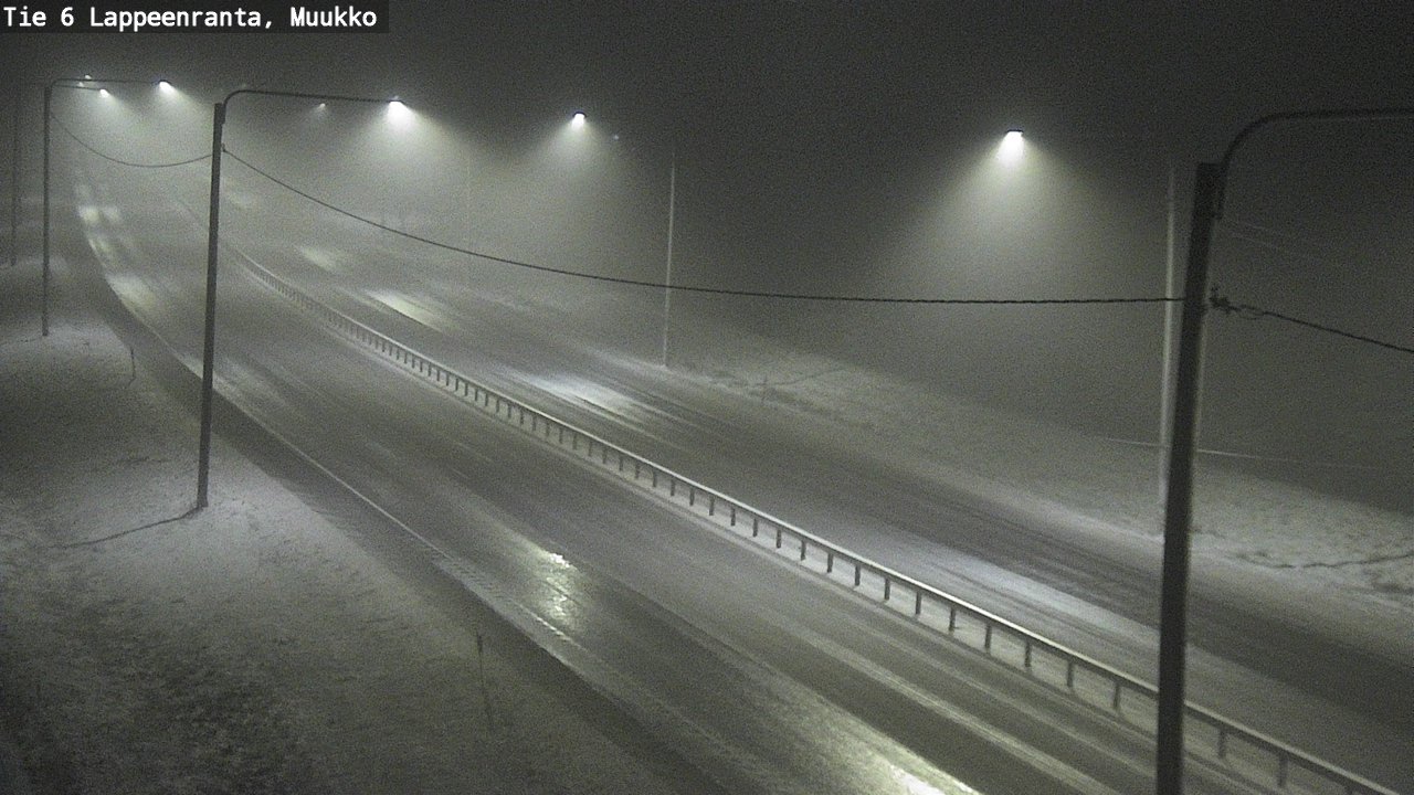 Weather Camera Image Road 6 Lappeenranta, Muukko, Lappeenranta, Etelä-Karjala