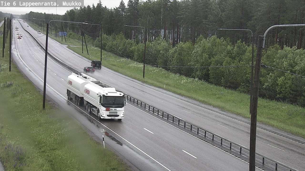 Weather Camera Image Road 6 Lappeenranta, Muukko, Lappeenranta, Etelä-Karjala