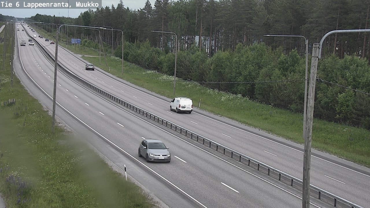 Kelikamerat Kuva Tie 6 Lappeenranta, Muukko, Lappeenranta, Etelä-Karjala