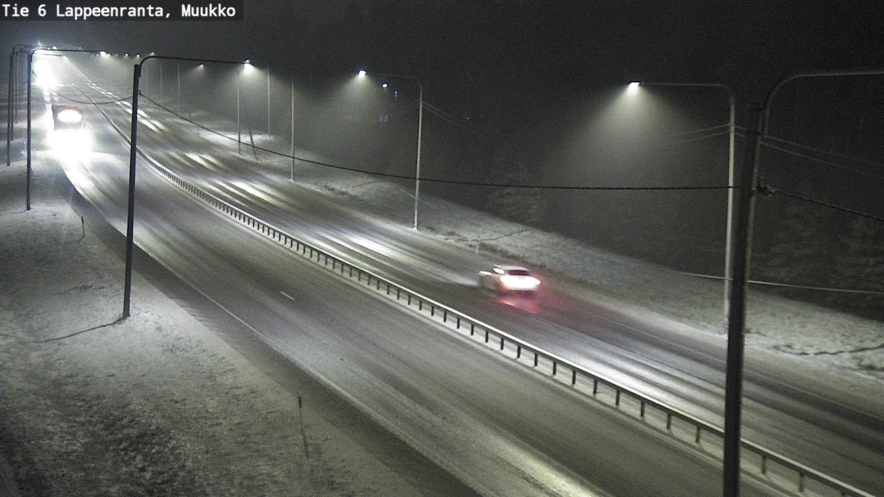 Weather Camera Image Road 6 Lappeenranta, Muukko, Lappeenranta, Etelä-Karjala