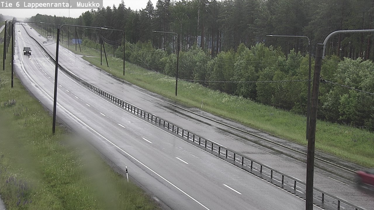 Weather Camera Image Road 6 Lappeenranta, Muukko, Lappeenranta, Etelä-Karjala
