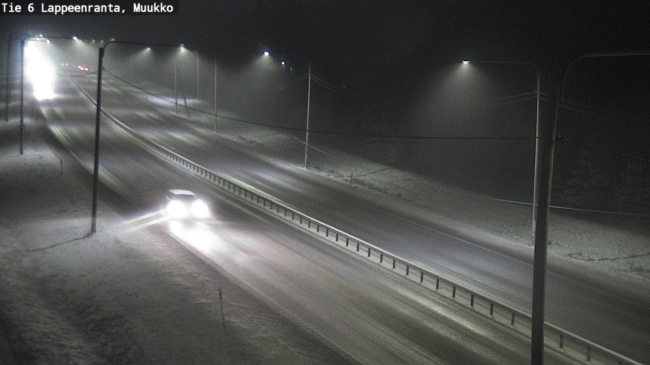 Weather Camera Image Road 6 Lappeenranta, Muukko, Lappeenranta, Etelä-Karjala