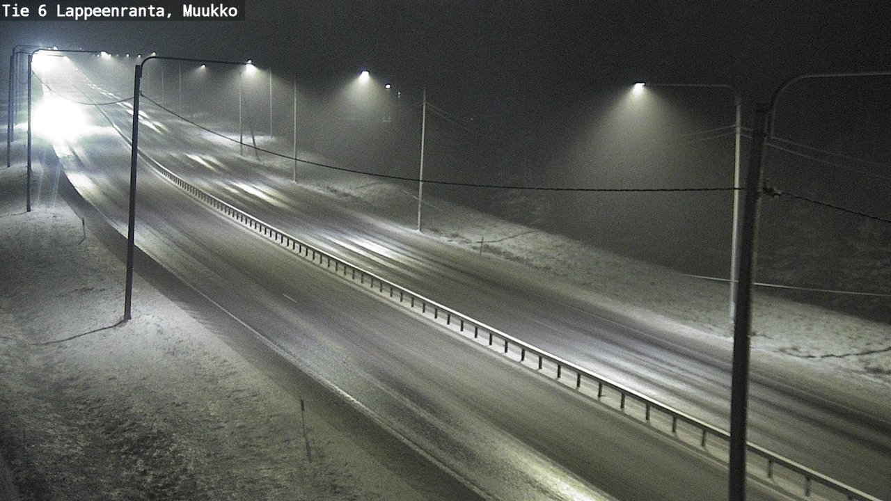 Weather Camera Image Road 6 Lappeenranta, Muukko, Lappeenranta, Etelä-Karjala