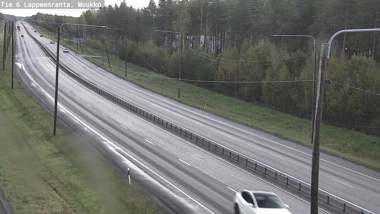 Weather Camera Image Road 6 Lappeenranta, Muukko, Lappeenranta, Etelä-Karjala