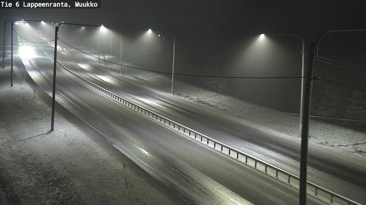 Weather Camera Image Road 6 Lappeenranta, Muukko, Lappeenranta, Etelä-Karjala