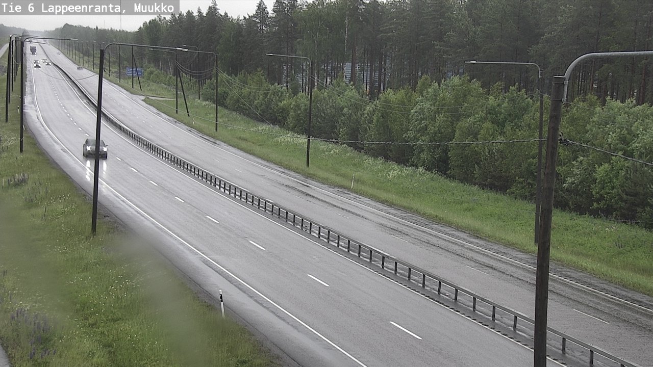 Weather Camera Image Road 6 Lappeenranta, Muukko, Lappeenranta, Etelä-Karjala
